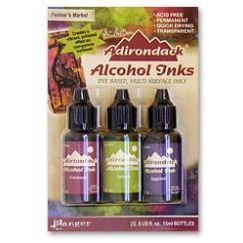 Adirondack® Alcohol Ink Sets Earthtone kits Nature Walk: Butterscoth, Stream, Wild Plum (1 in stock) – Additional Image #1