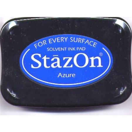 StazOn Set: Pad & Re-Inker Azure (8 in-stock)