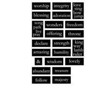 Worship Words 1 Stamp Set