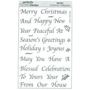 Christmas Calligraphy Stamp Set