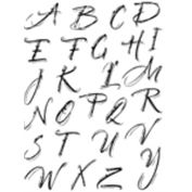 Brush Alphabet