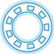 Stamp-N-Frames Circle Index (Blue goes with the Spin-N-Wheel & Spin-N-Wheel2)