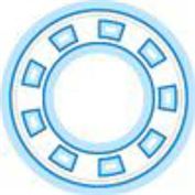 Stamp-N-Frames Circle Index (Blue goes with the Spin-N-Wheel & Spin-N-Wheel2)