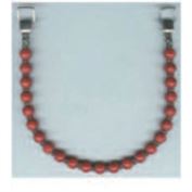 Faux Coral Beaded Handle