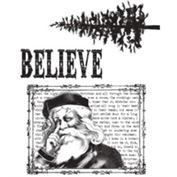 Tim Holtz - Cling Mounted Stamp Sets Just Believe