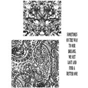 Tim Holtz - Cling Mounted Stamp Sets Garment District set / Paisley